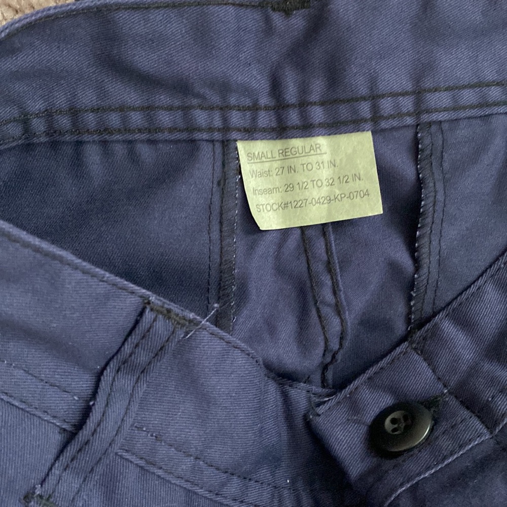 Rothco Blue tactical pants, Bdu pants - Picture 2 of 4